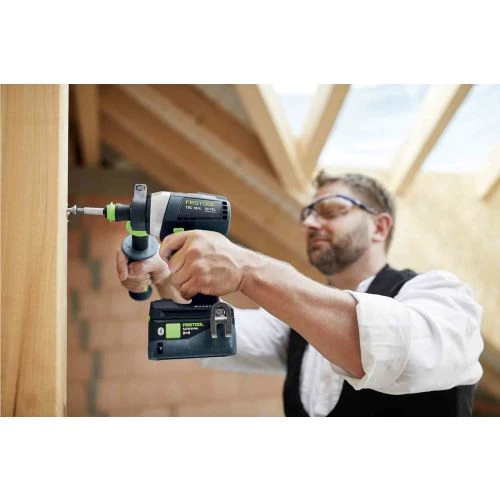 Perceuse-visseuse 18V Festool TDC 18/4 5,2/4,0 I-Plus QUADRIVE + Batteries + Chargeur + Systainer3 - 575602 2 Perceuse-visseuse 18V Festool TDC 18/4 5,2/4,0 I-Plus QUADRIVE + Batteries + Chargeur + Systainer3 - 575602 – Image 2