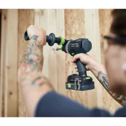 Perceuse-visseuse à Percussion 18V Festool QUADRIVE + 2 Batteries + Chargeur Rapide + SYS3 - 577248 -Meilleur Outillage Magasin AFD 181175