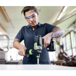 Perceuse-visseuse à Percussion 18V Festool QUADRIVE + 2 Batteries + Chargeur Rapide + SYS3 - 577248 -Meilleur Outillage Magasin AFD 181176