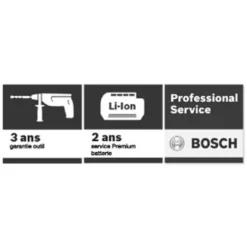Perforateur SDS+ Bosch GBH 36 V-EC Compact 36 V + 2 Batteries 2 Ah + Chargeur + L-Boxx - 0611903R0H -Meilleur Outillage Magasin AFD 81314