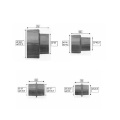 SCHEPPACH - Jeu De 4 Buses D'aspiration -Meilleur Outillage Magasin SCHEPPACH Jeu de 4 buses d aspiration 75200703 3