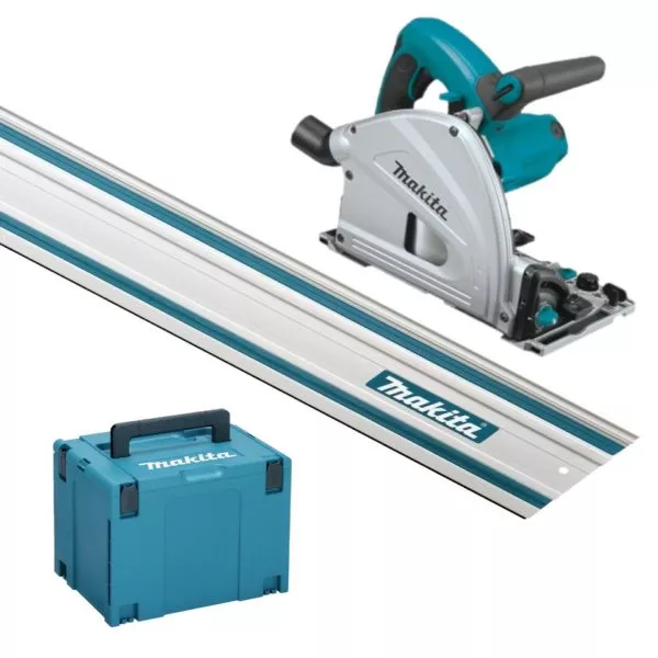 Scie Circulaire Plongeante MAKITA 1300W 165MM En Coffret MAK-PAC + Rail De Guidage 1400 Mm - SP6000J1 3 Scie Circulaire Plongeante MAKITA 1300W 165MM En Coffret MAK-PAC + Rail De Guidage 1400 Mm - SP6000J1 – Image 3